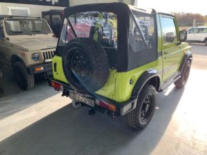 suzuki restaurato color verde lime