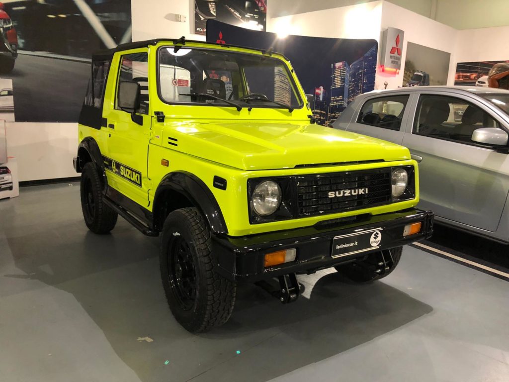 suzuki restaurato color verde lime