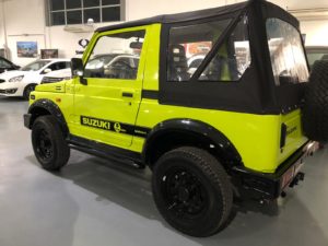 suzuki restaurato color verde lime