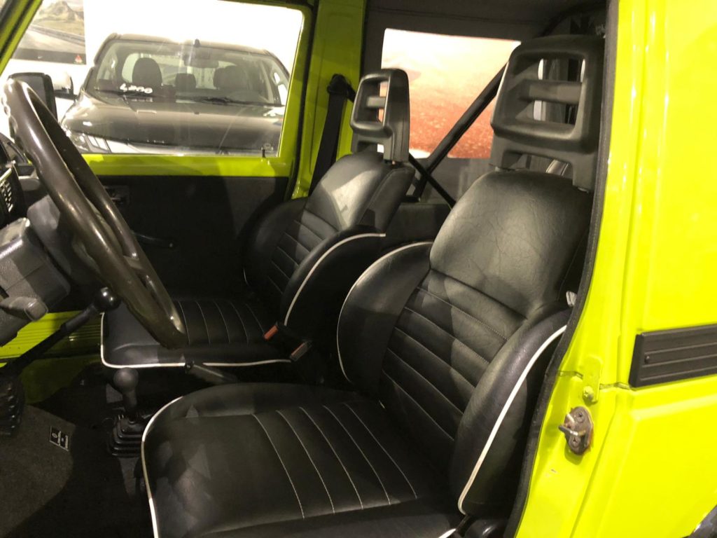suzuki restaurato color verde lime