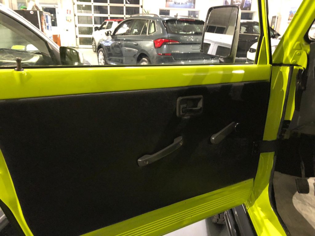 suzuki restaurato color verde lime